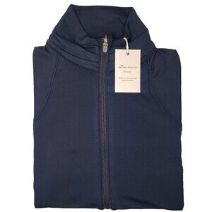 Peter Millar Womenswear Navy Blue Zip Up Performance Jacket Size Small LF19EK19